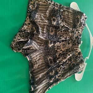 Tan and Black Shorts